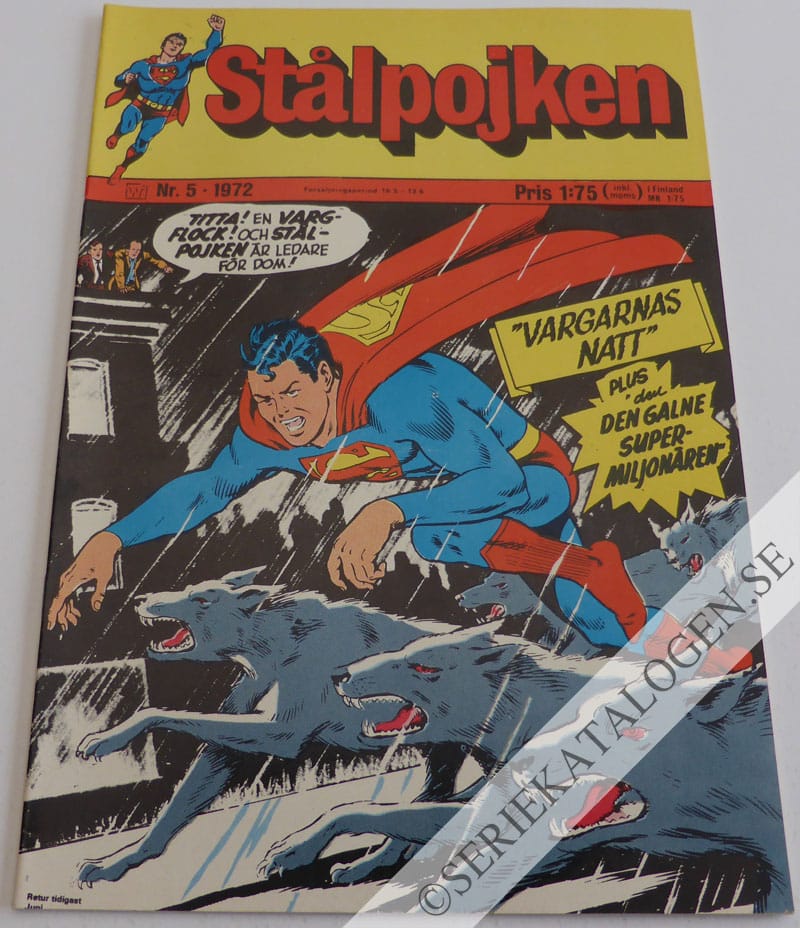 Framsida på Stålpojken #5 (1972)