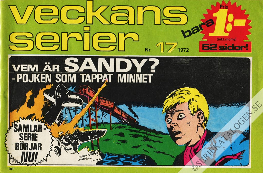 Framsida på Veckans serier #17 (1972)