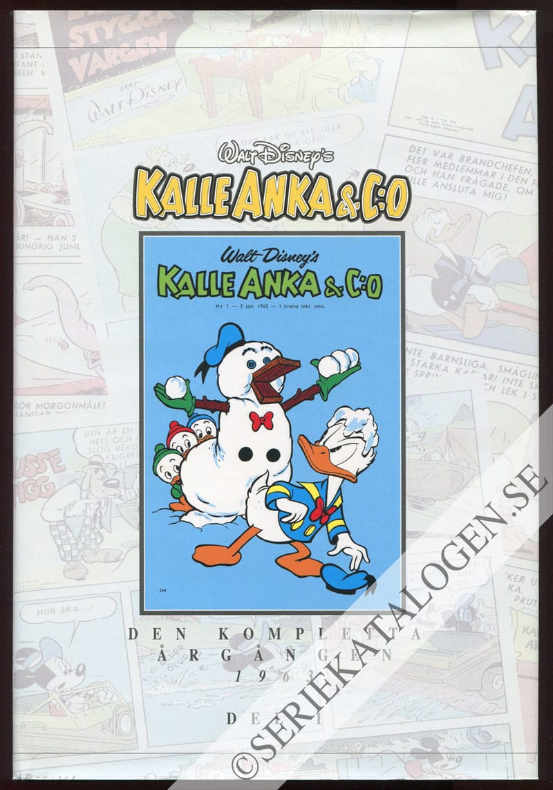 Framsida på Kalle Anka & C:o - den kompletta årgången 1963 del 1 (2007)