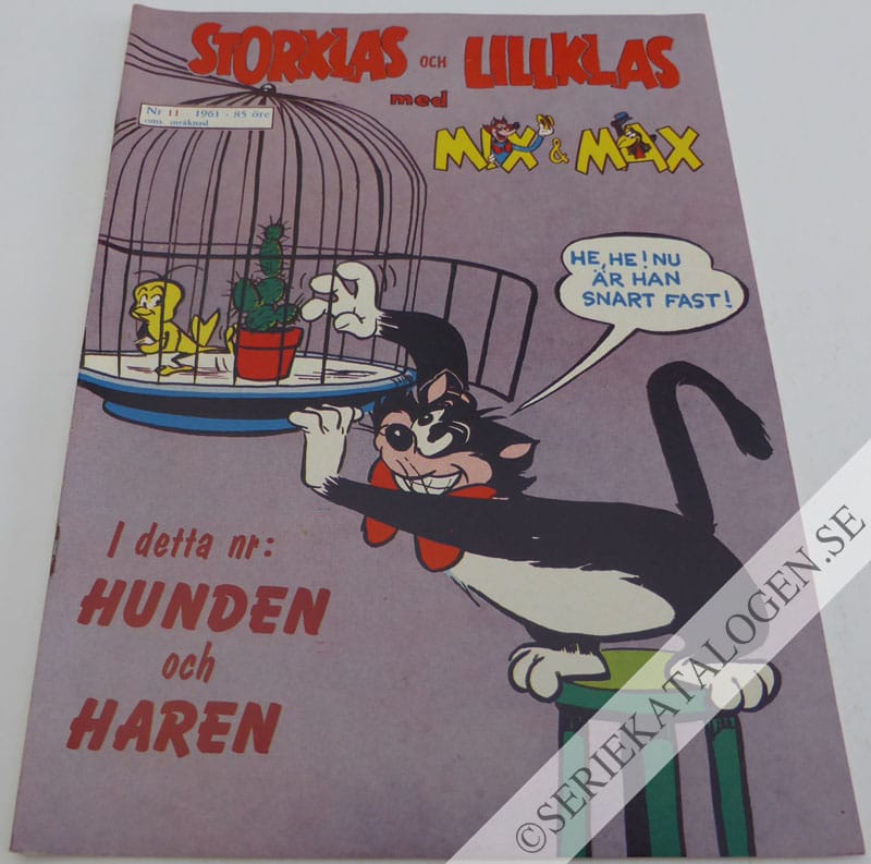 Framsida på Storklas och Lillklas #11 (1961)