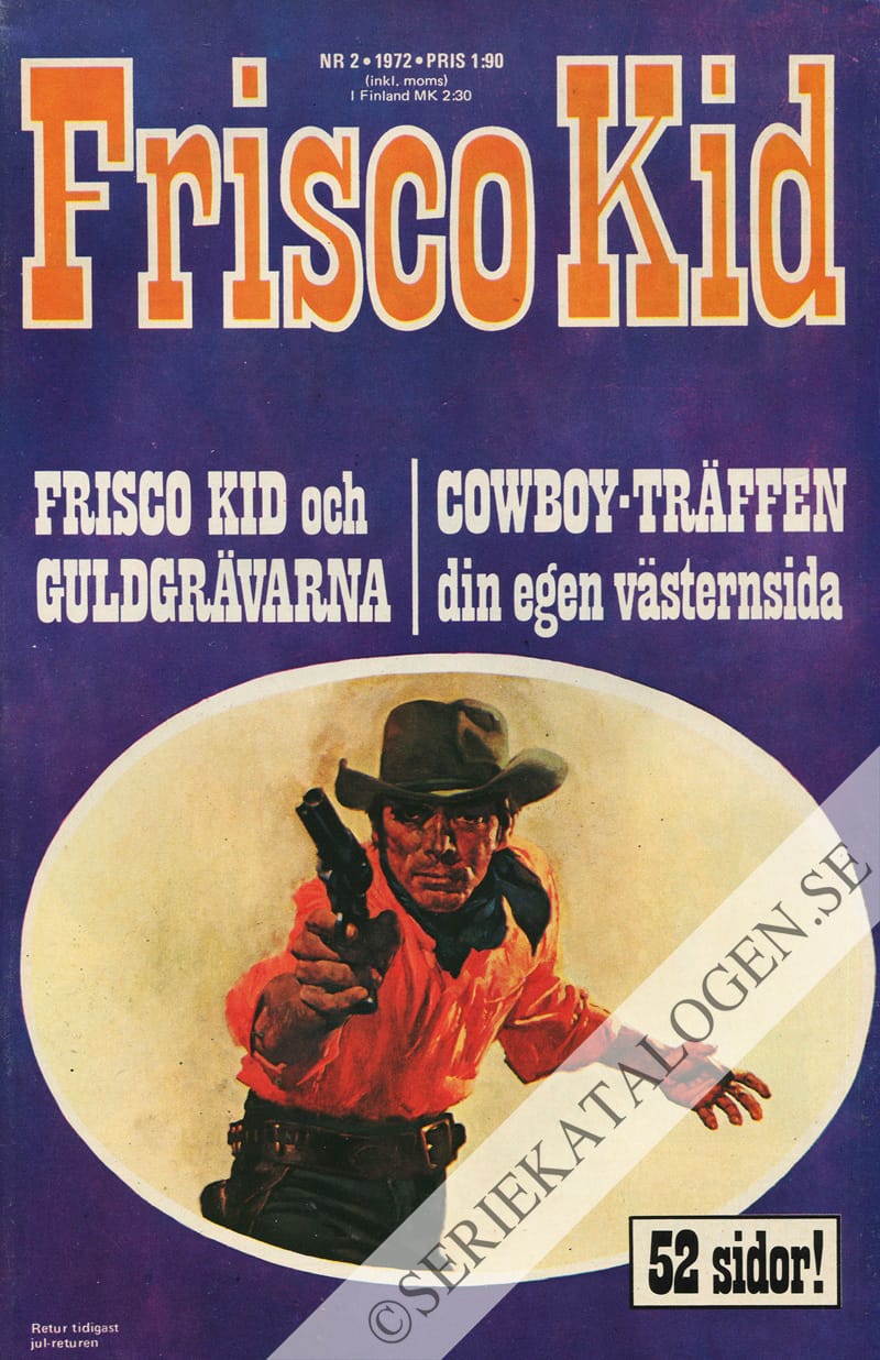 Framsida på Frisco Kid #2 (1972)