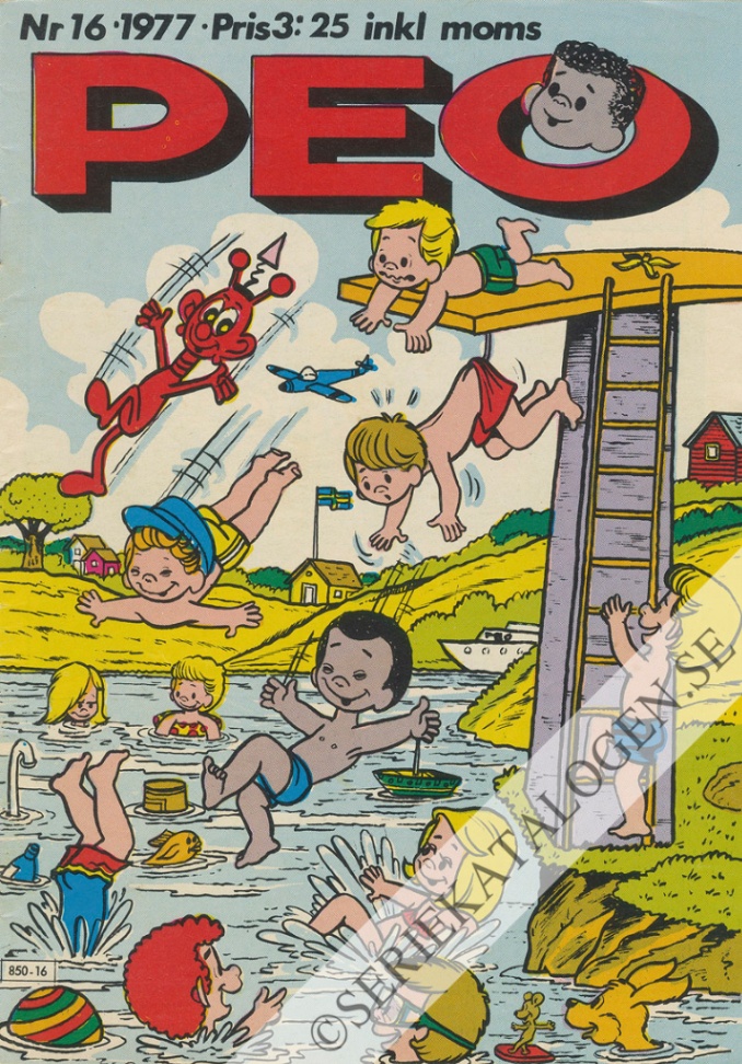Framsida på Peo #16 (1977)