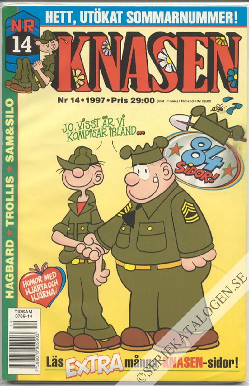 Framsida på Knasen #14 (1997)