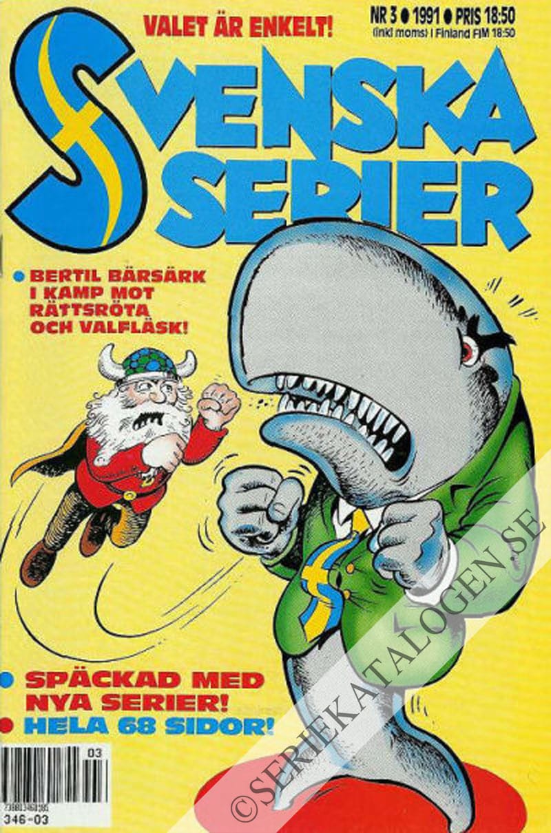 Framsida på Svenska serier #3 (1991)