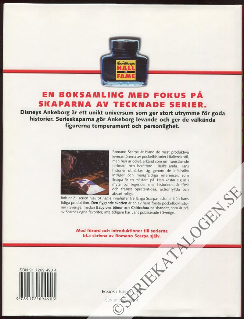 Baksida på Romano Scarpa (2004)