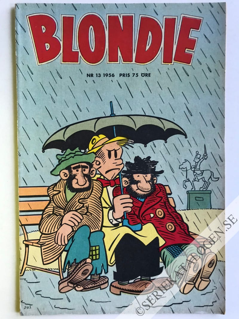Framsida på Blondie #13 (1956)