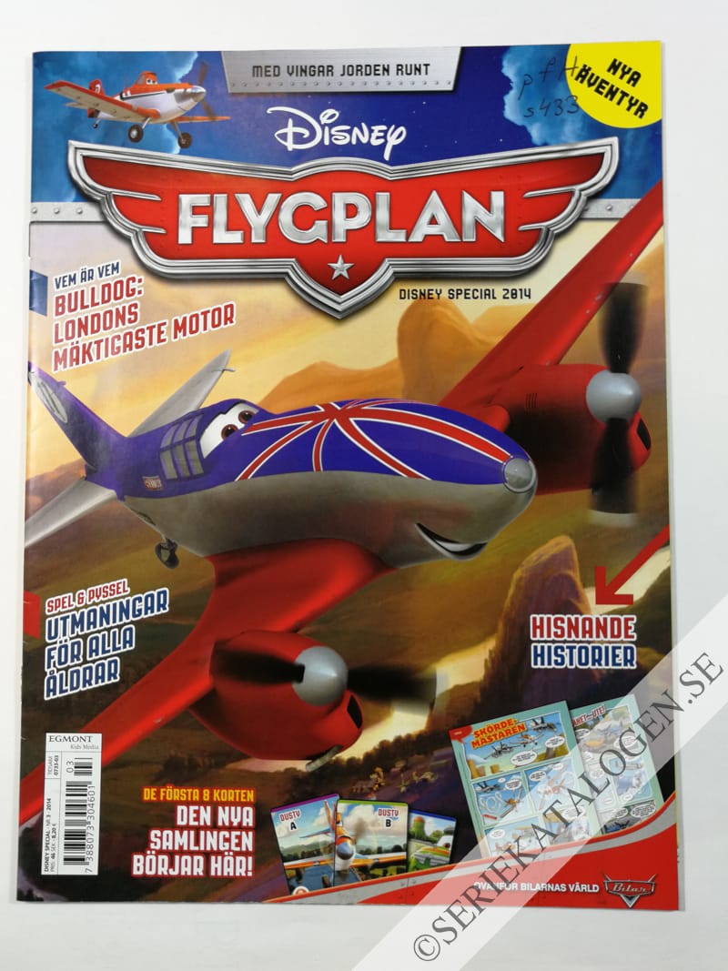 Framsida på Disney special Flygplan (2014)