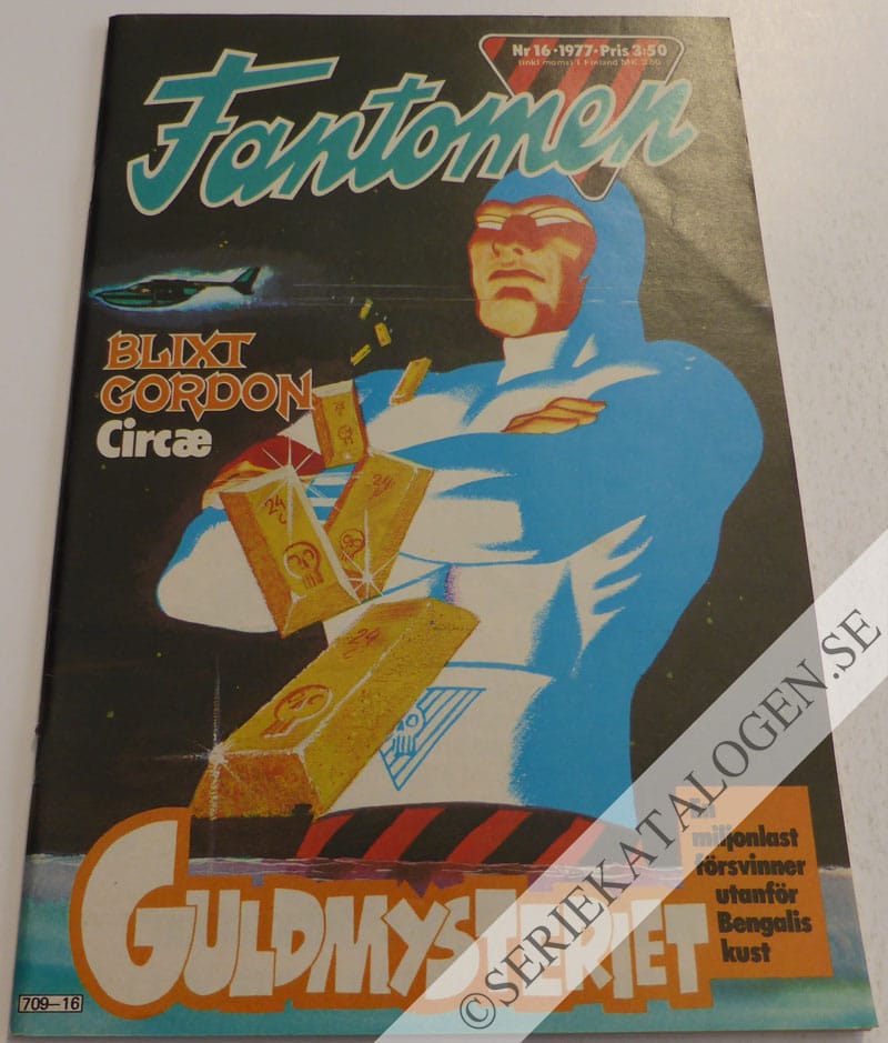 Framsida på Fantomen #16 (1977)