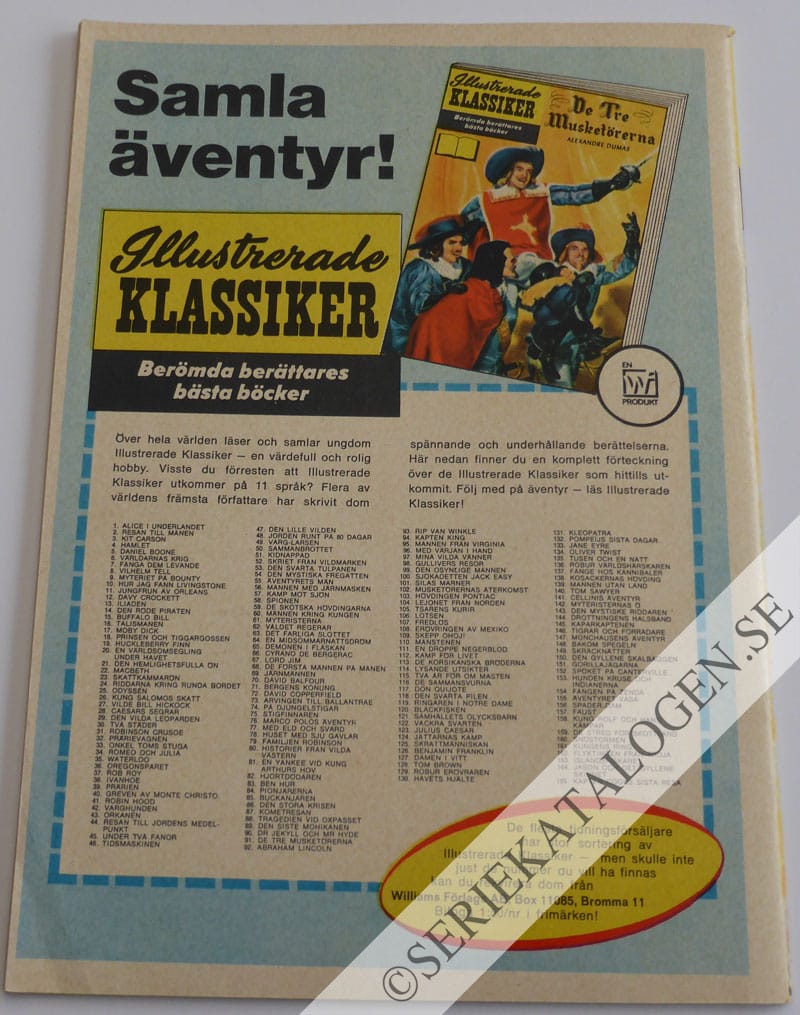 Baksida på Davy Crockett (1969)