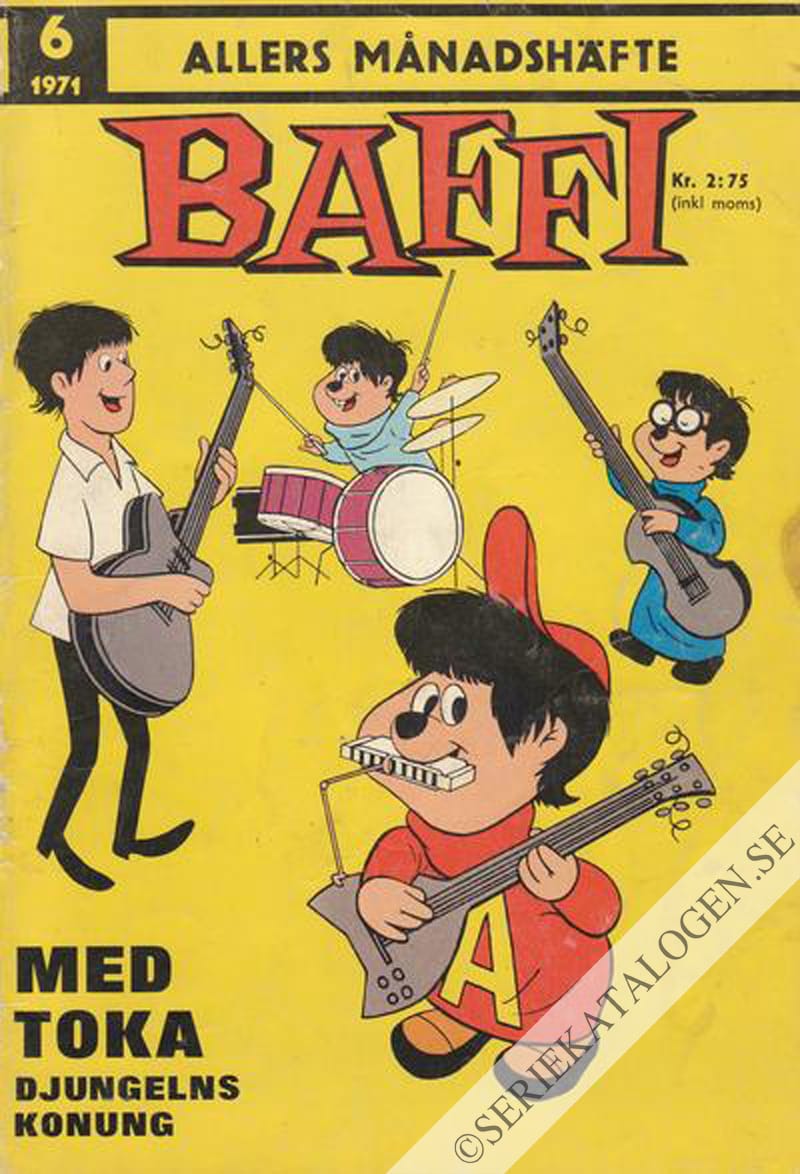 Framsida på Allers månadshäfte Baffi (1971)