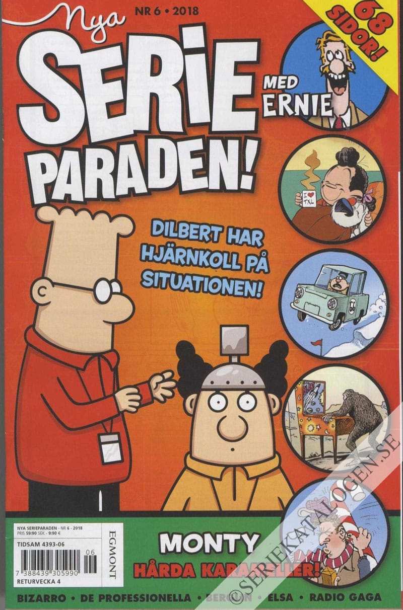 Framsida på Nya Serieparaden #6 (2018)