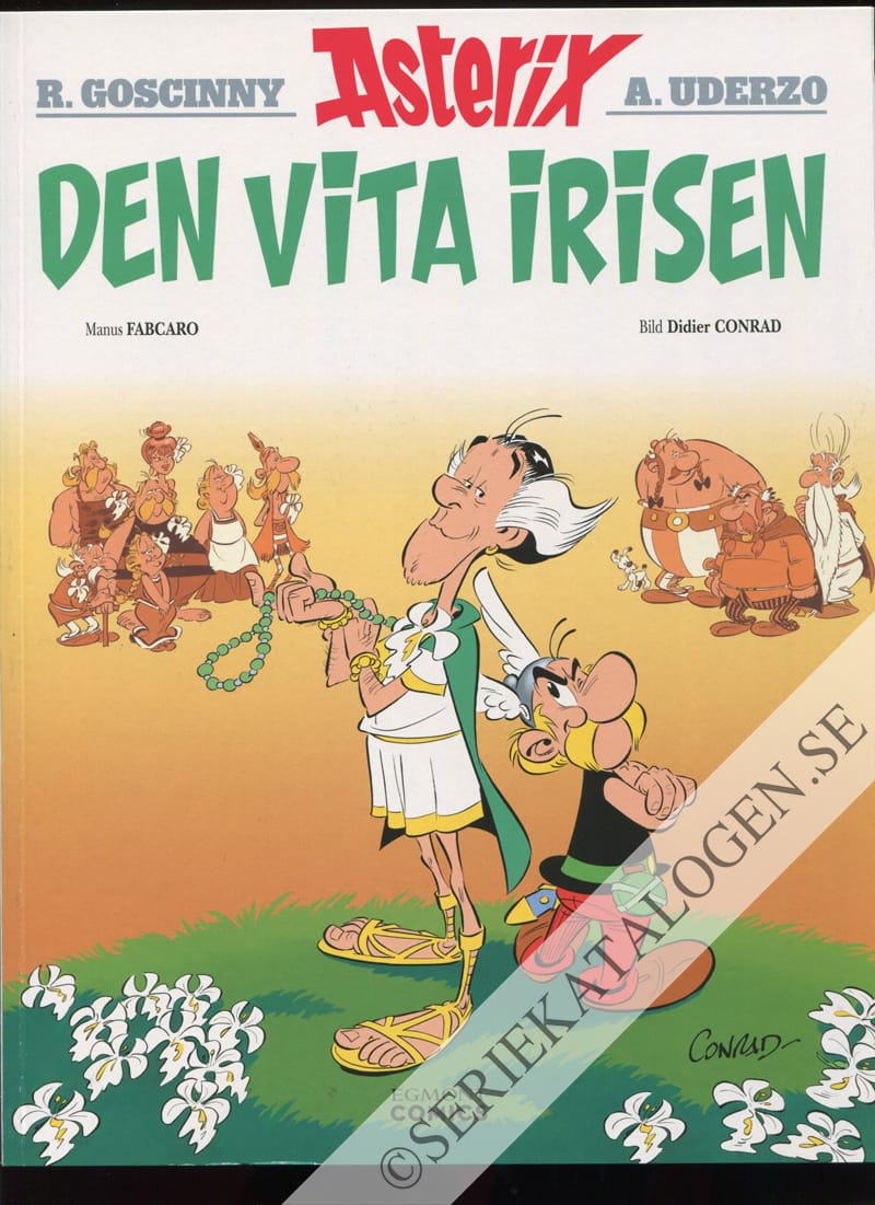 Framsida på Asterix Den vita irisen (2023)