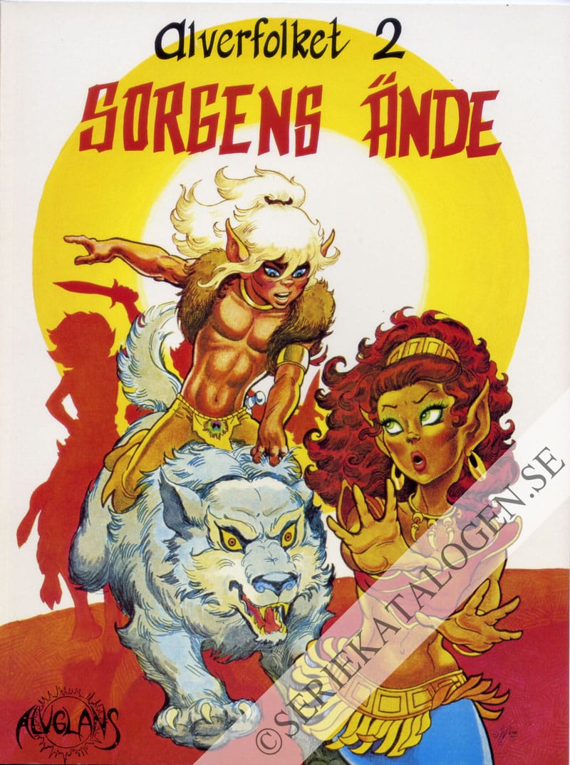 Framsida på Alverfolket Sorgens ände (1983)