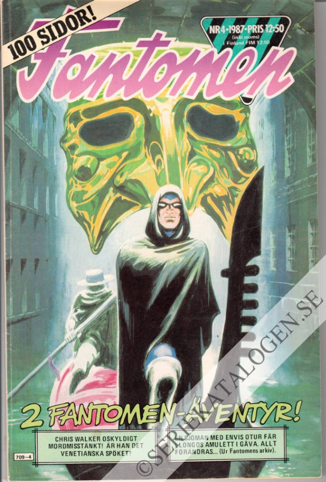 Framsida på Fantomen #4 (1987)