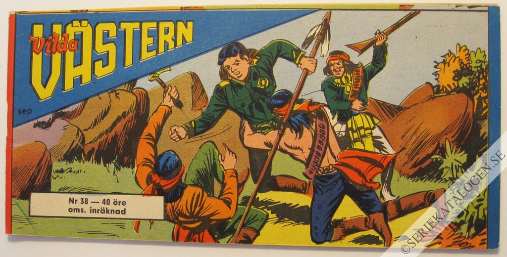 Framsida på Vilda Västern #38 (1965)