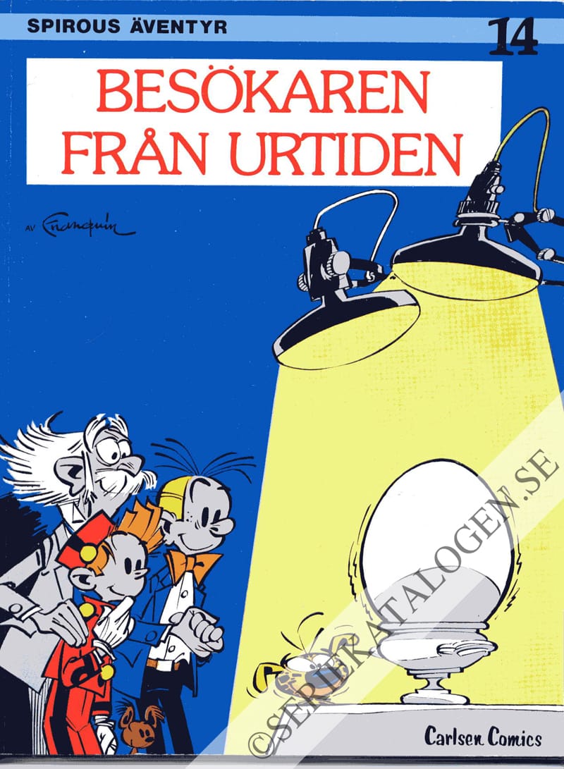 Framsida på Besökaren från urtiden (1985)