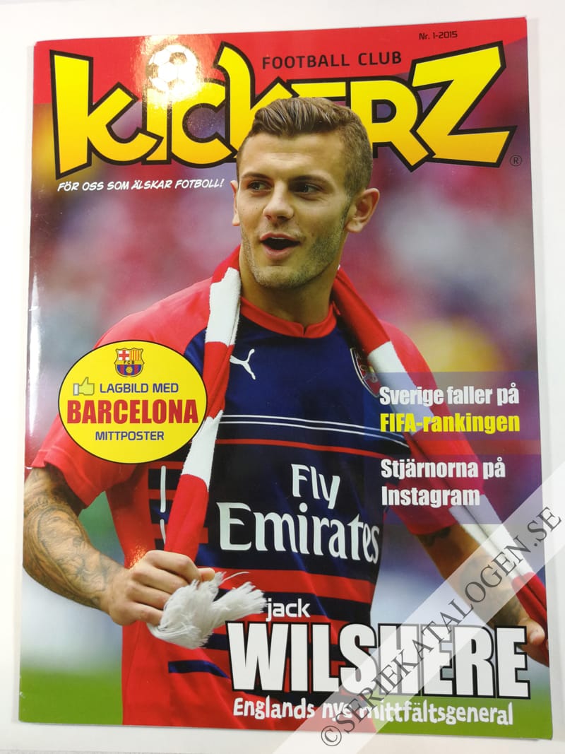 Framsida på Kickerz Football Club #1 (2015)