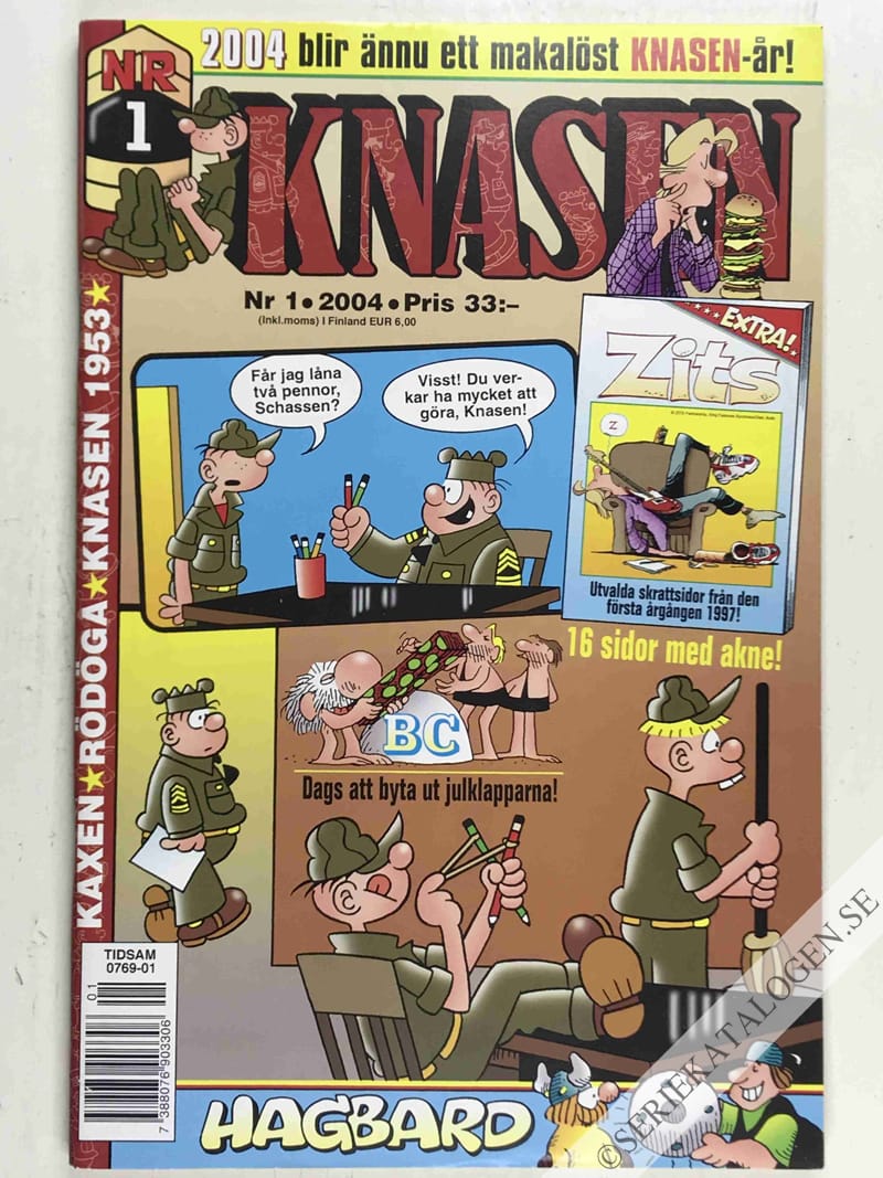 Framsida på Knasen #1 (2004)