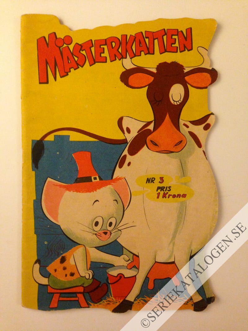 Framsida på Mästerkatten #3 (1955)