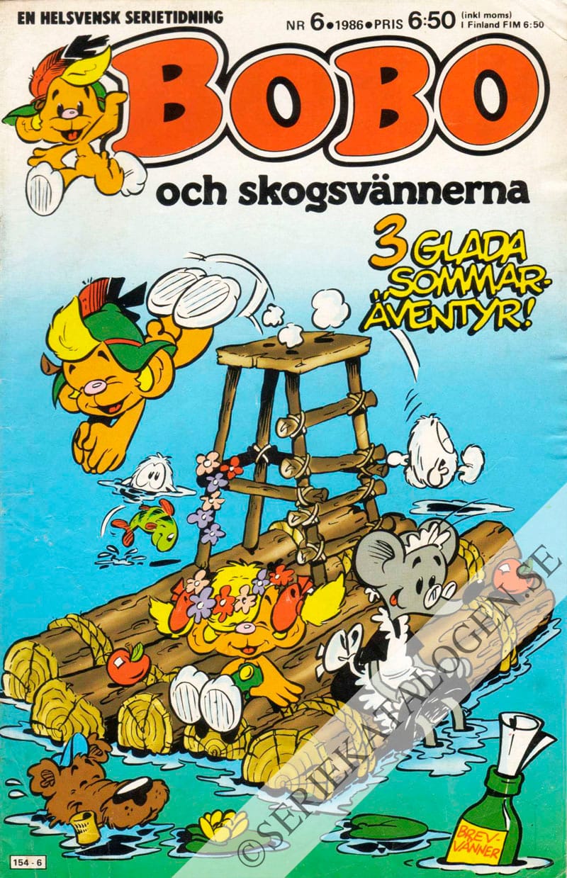 Framsida på Bobo #6 (1986)