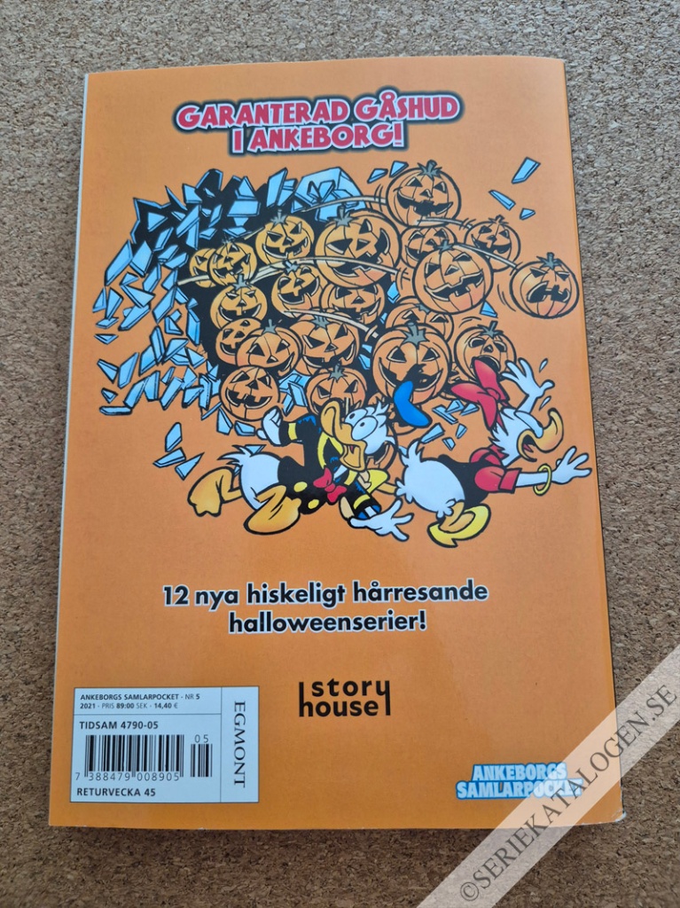Baksida på Kalle Ankas Halloween (2021)