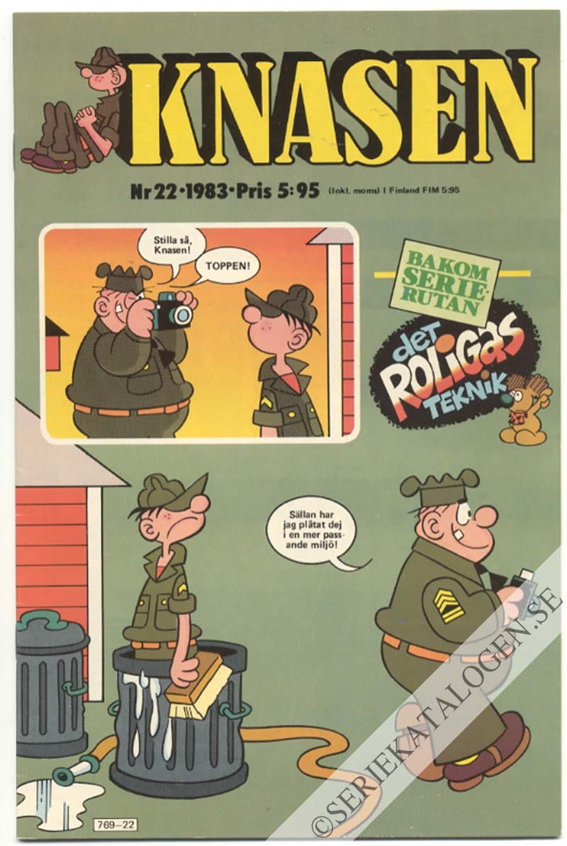 Framsida på Knasen #22 (1983)