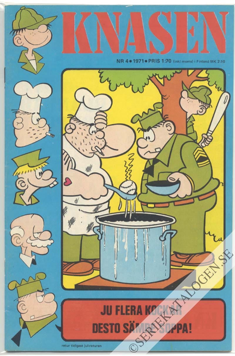 Framsida på Knasen #4 (1971)