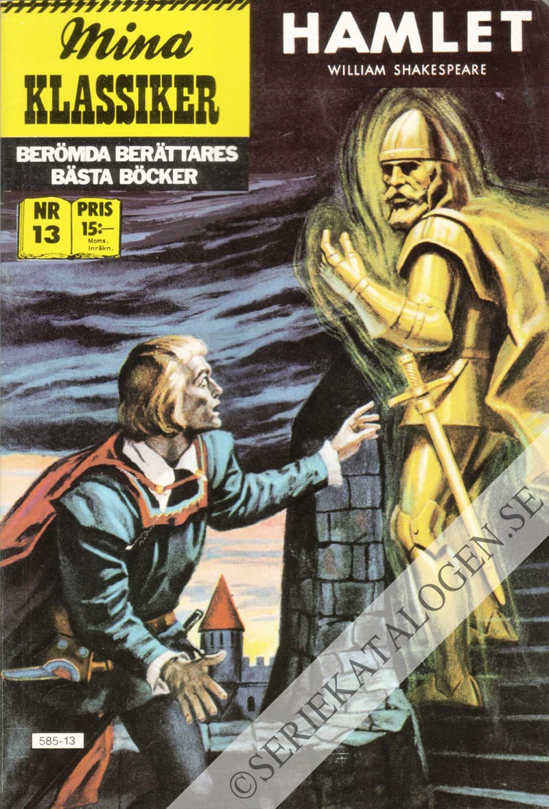Framsida på Mina klassiker Hamlet (1988)