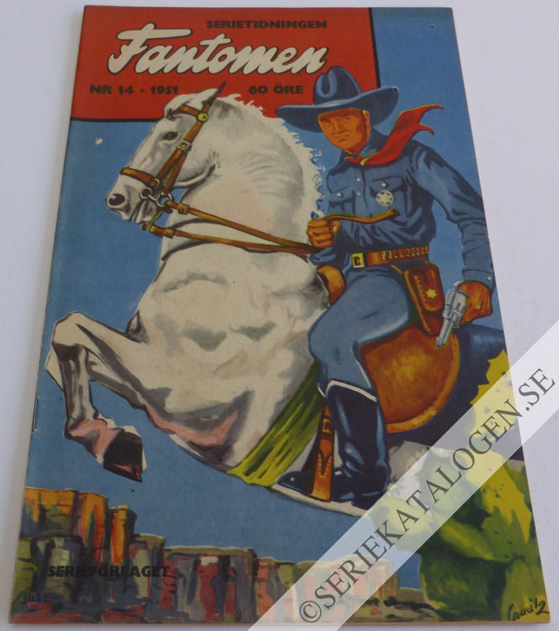 Framsida på Fantomen #14 (1951)