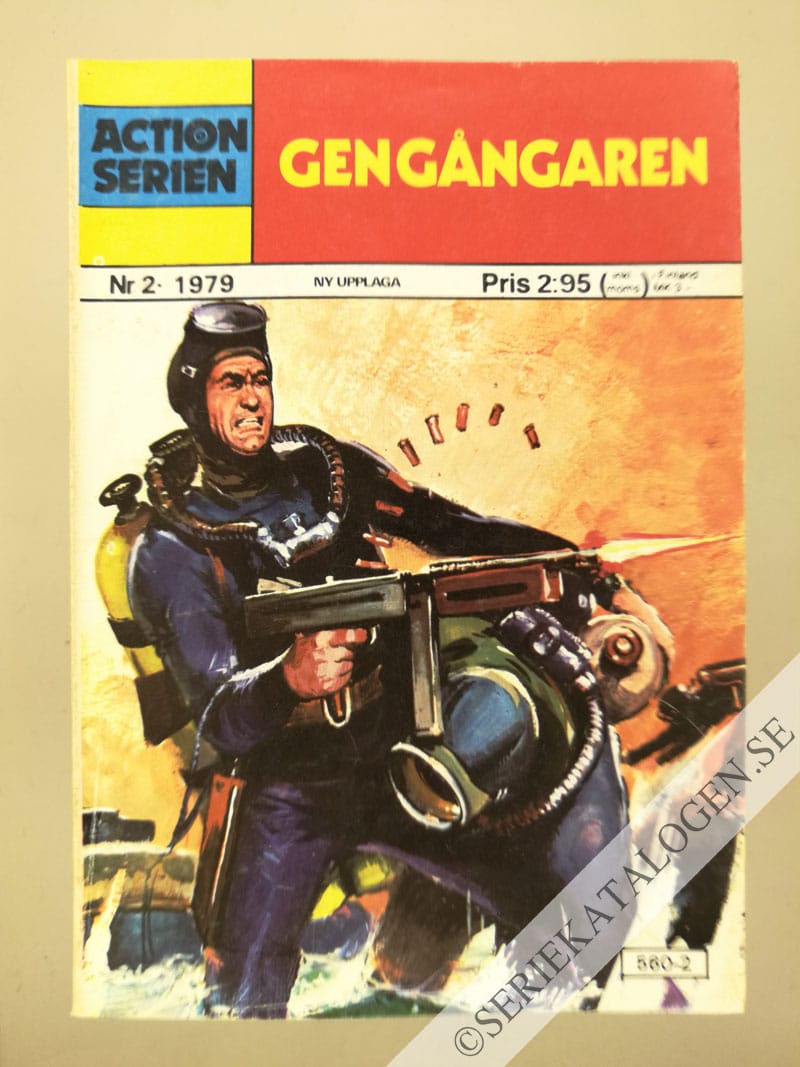 Framsida på Actionserien Gengångaren (1979)