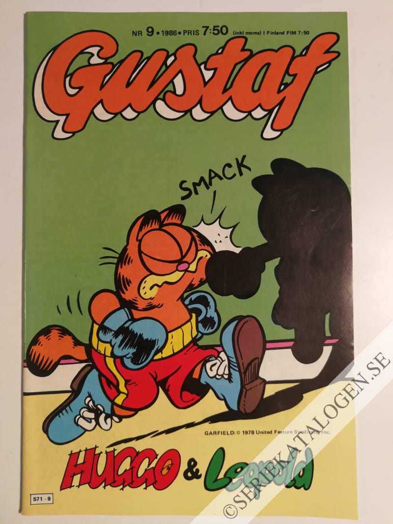 Framsida på Gustaf #9 (1986)
