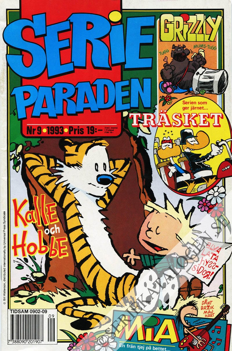 Framsida på Serie-paraden #9 (1993)