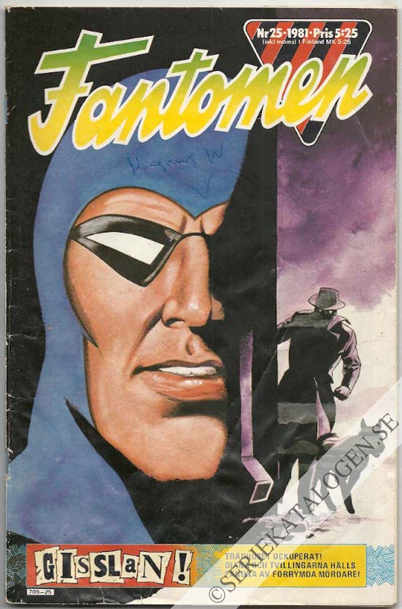 Framsida på Fantomen #25 (1981)