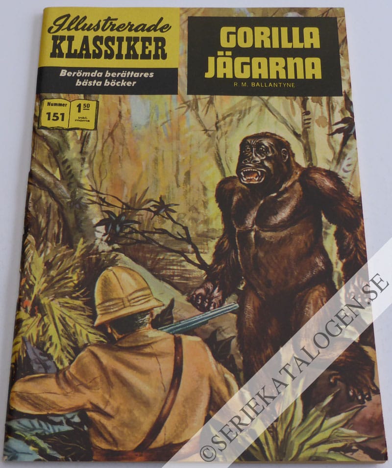 Framsida på Gorillajägarna (1969)