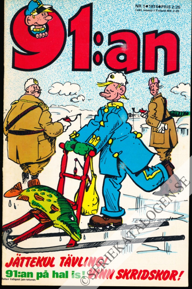 Framsida på 91:an #1 (1974)