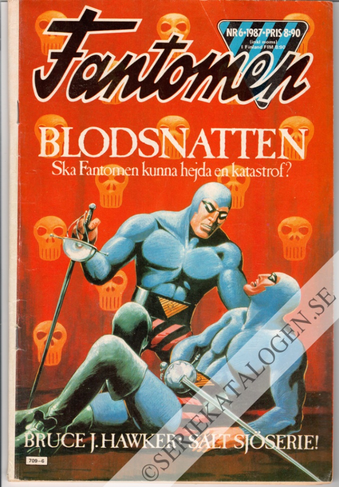 Framsida på Fantomen #6 (1987)