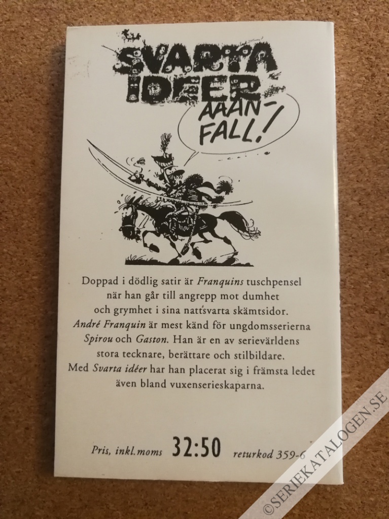 Baksida på Svarta ideér (1991)