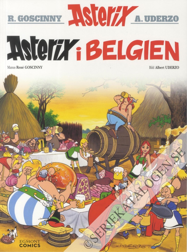 Framsida på Asterix i Belgien (2024)