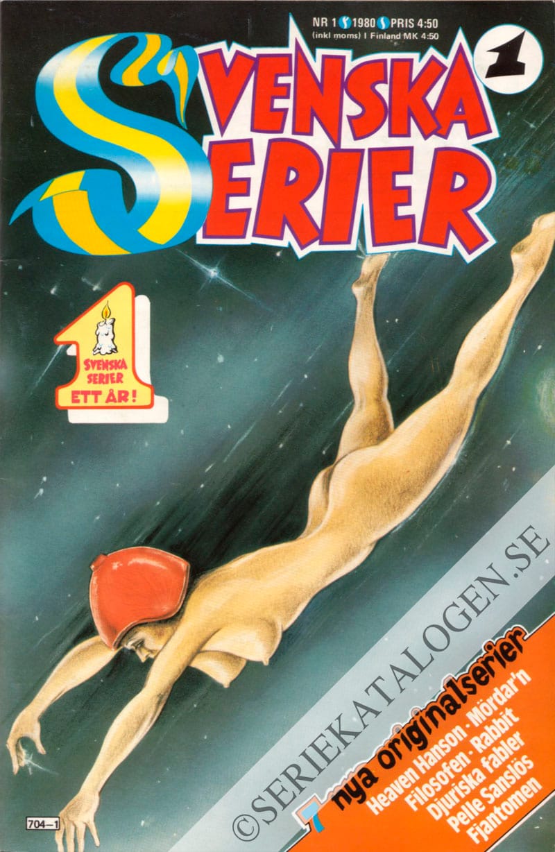 Framsida på Svenska serier #1 (1980)