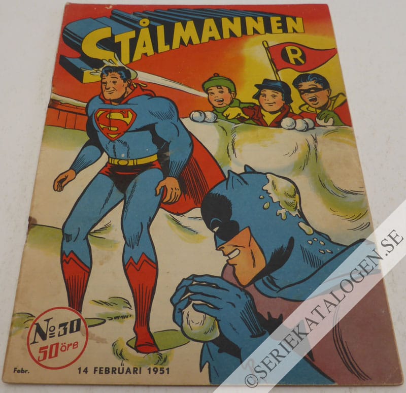 Framsida på Stålmannen #30 (1951)