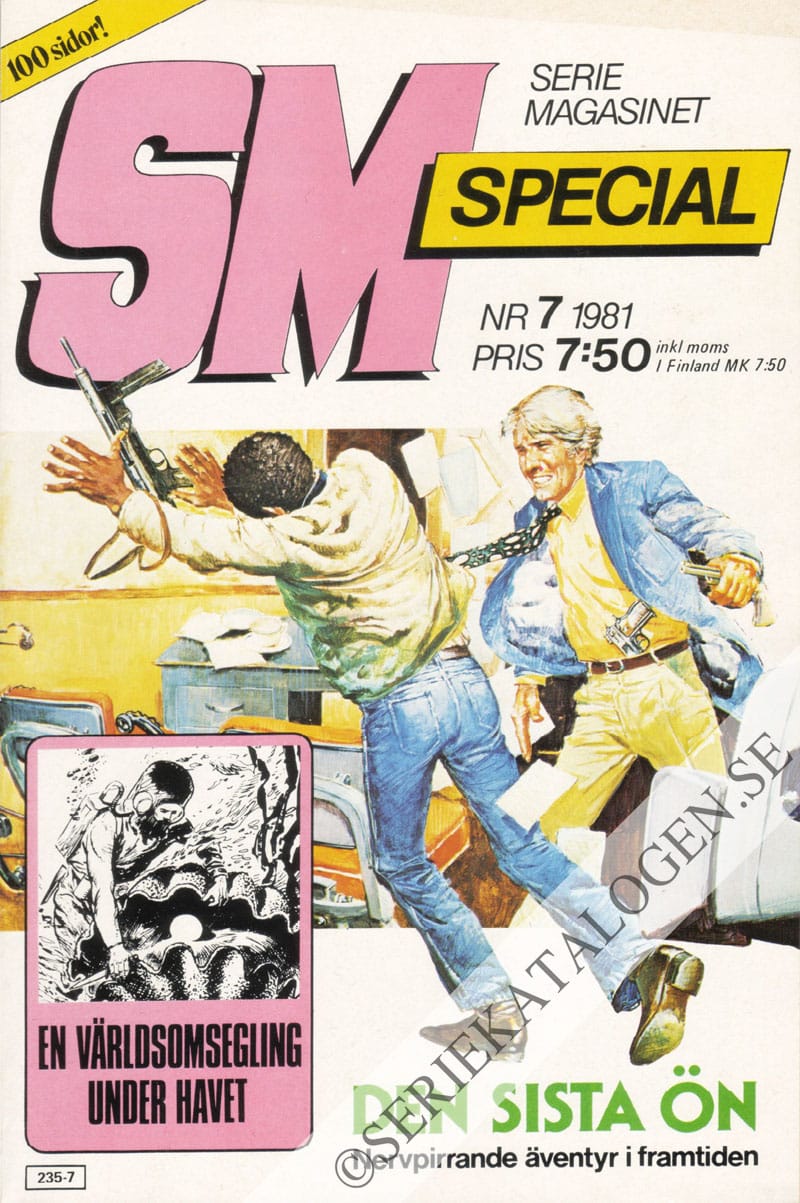 Framsida på Seriemagasinet specialalbum #7 (1981)