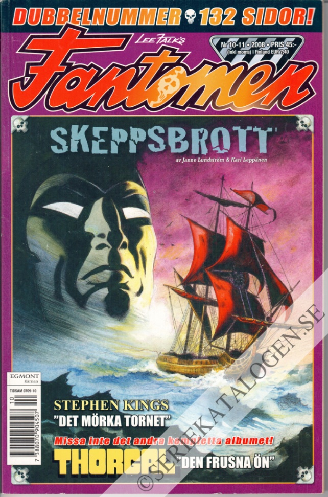 Framsida på Fantomen #10-11 (2008)