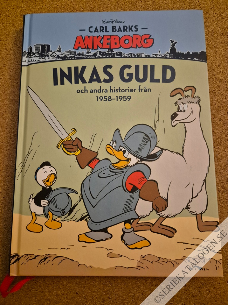 Framsida på Carl Barks Ankeborg Inkas guld och andra historier från 1958-1959 (2016)