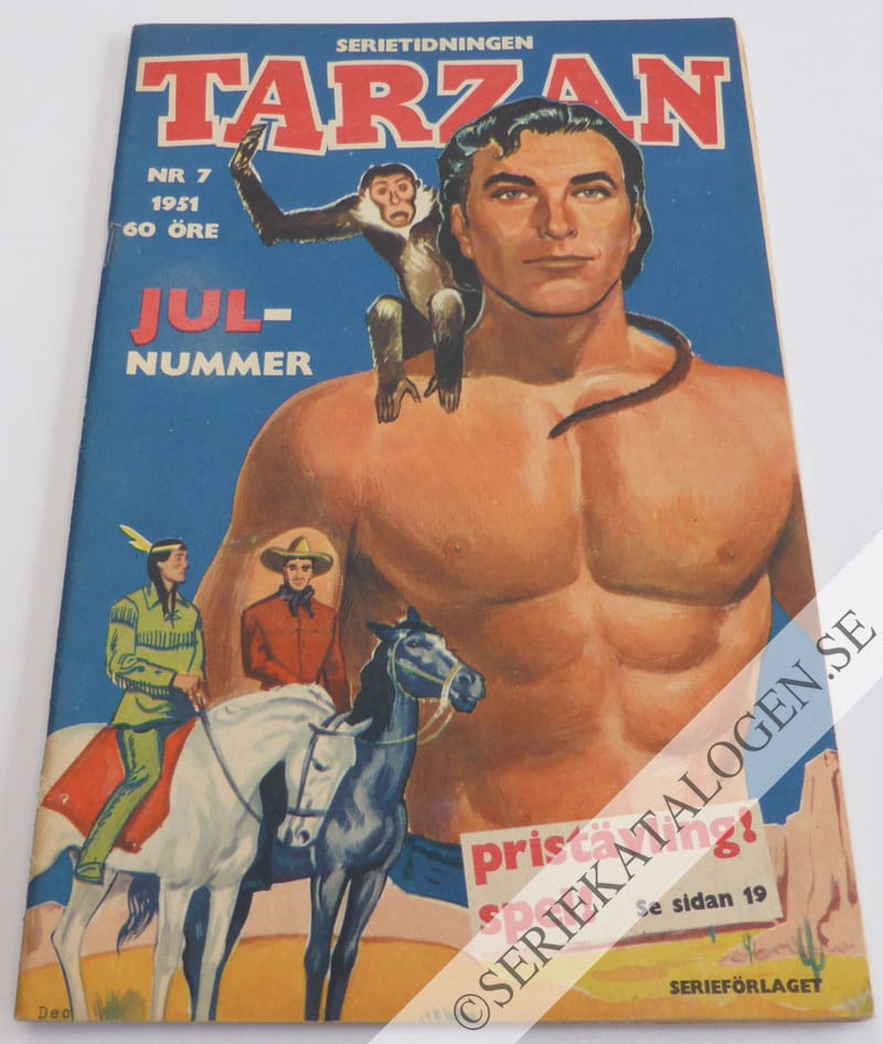 Framsida på Tarzan #7 (1951)