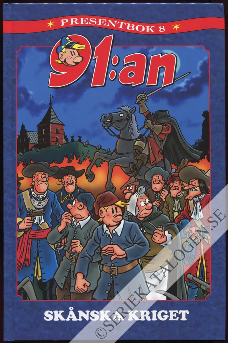 Framsida på 91:an presentbok Skånska kriget (2017)