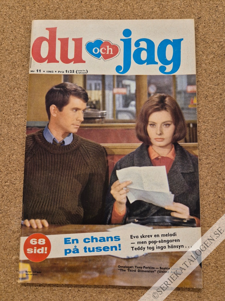 Framsida på Du och jag #11 (1962)