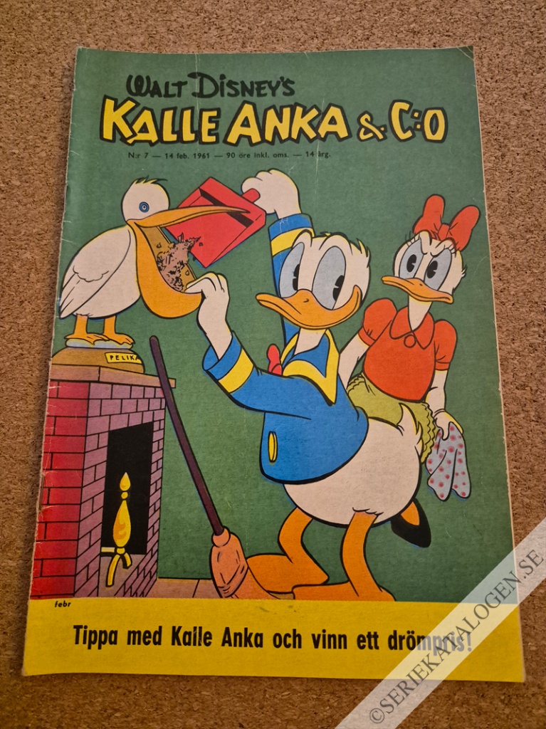 Framsida på Kalle Anka & C:o #7 (1961)