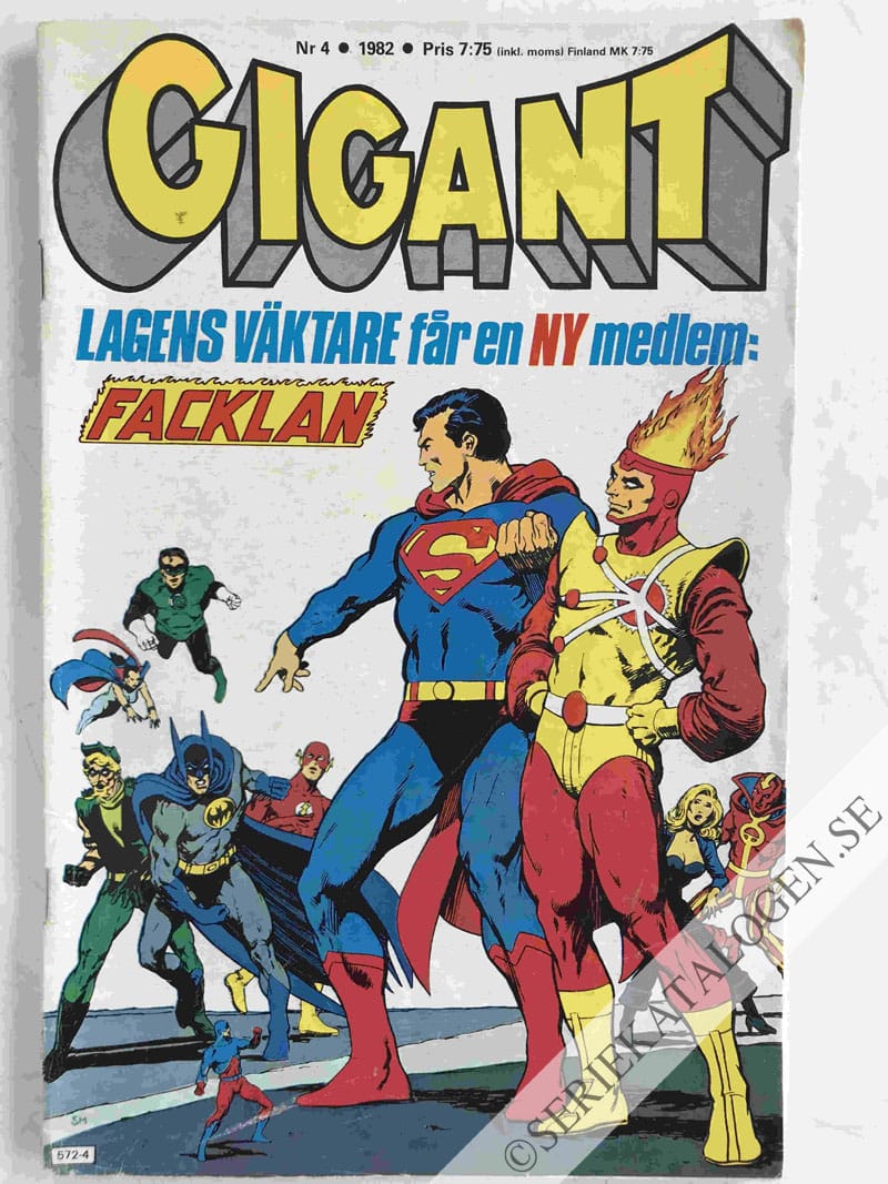 Framsida på Gigant #4 (1982)