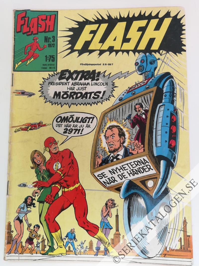 Framsida på Flash #3 (1972)