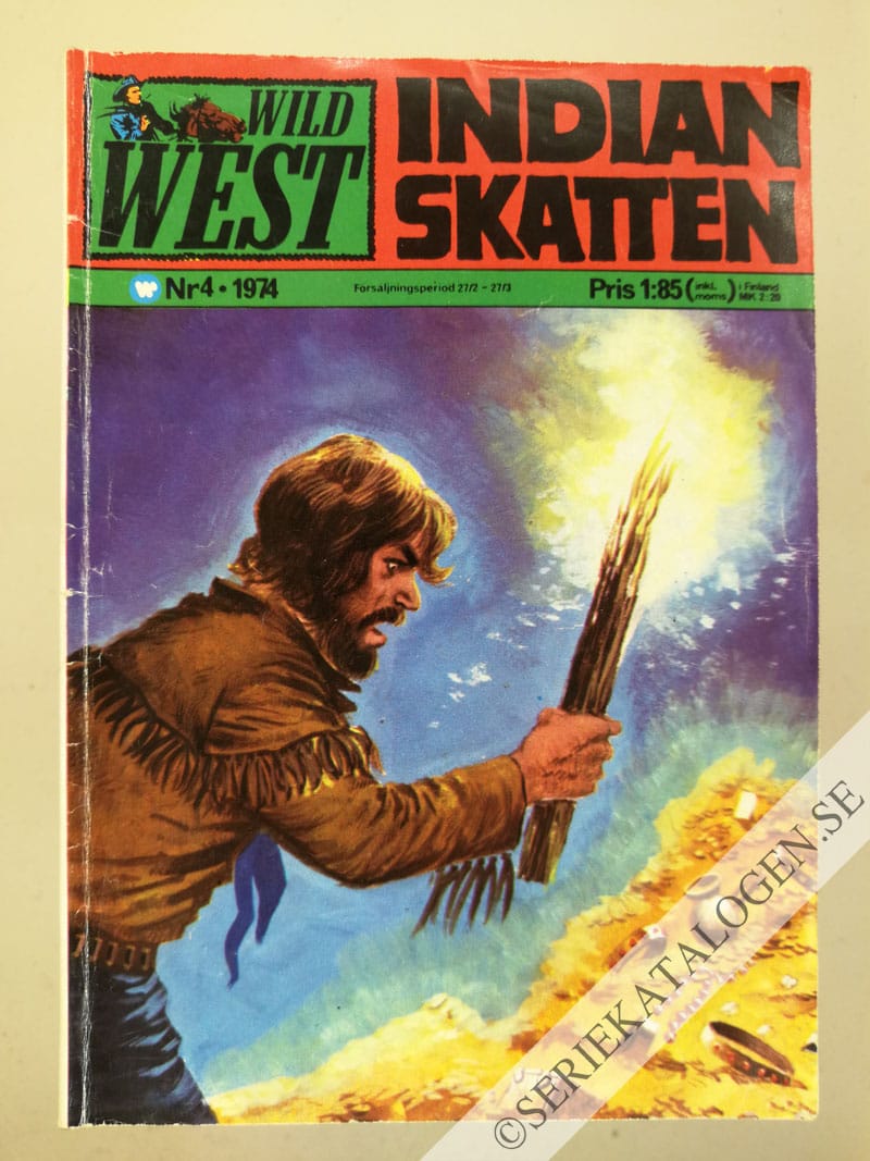 Framsida på Indianskatten (1974)